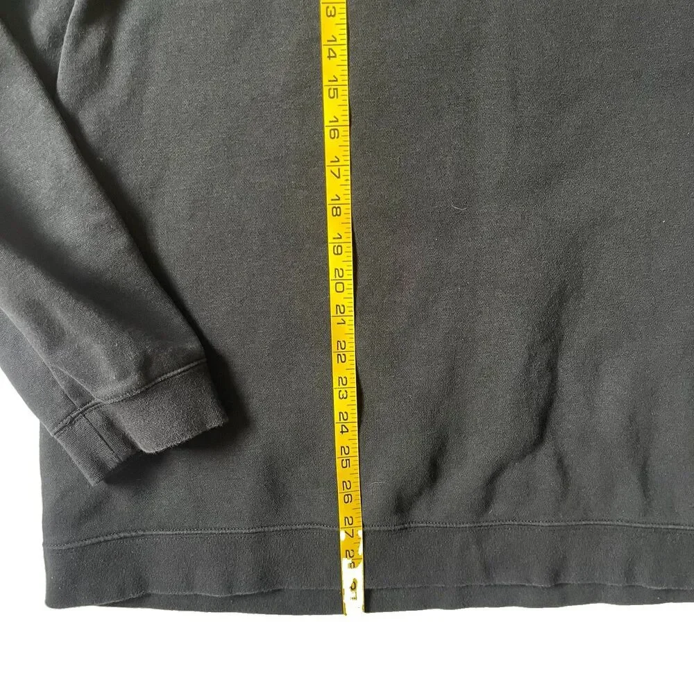 San Francisco 49ers Nike Sweatshirt Mens XXL 2XL Black Crewneck NFL Football EUC